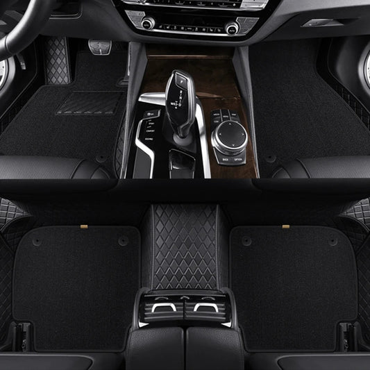 3D Custom Double Layer Leather Car Floor Mats
