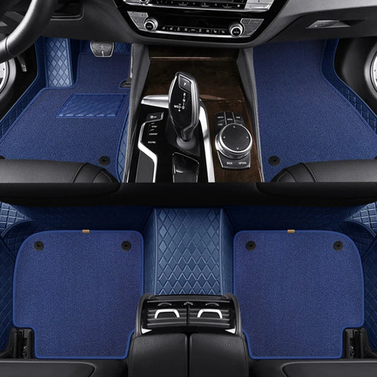3D Custom Double Layer Leather Car Floor Mats