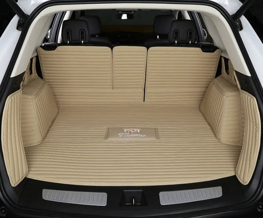 High Quality Leather Full Set Car Trunk Mat