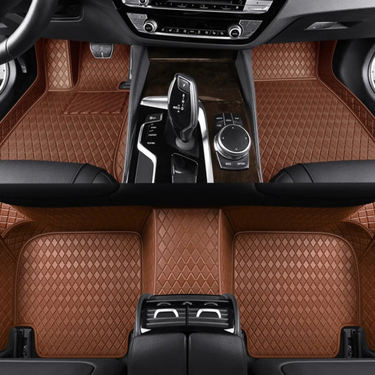 3D Fully Customized Single Layer Leather Car Floor Mat