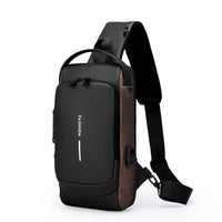 Men Waterproof Casual Chest Bag