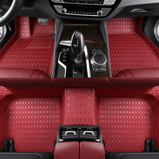 3D Fully Customized Single Layer Leather Car Floor Mat
