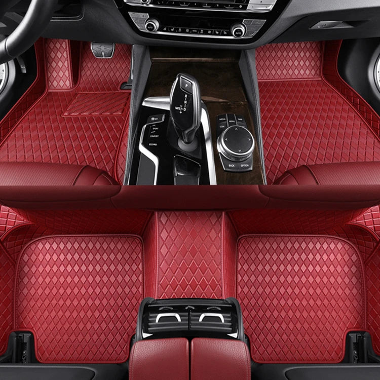 3D Fully Customized Single Layer Leather Car Floor Mat