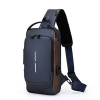 Men Waterproof Casual Chest Bag
