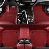 3D Custom Double Layer Leather Car Floor Mats