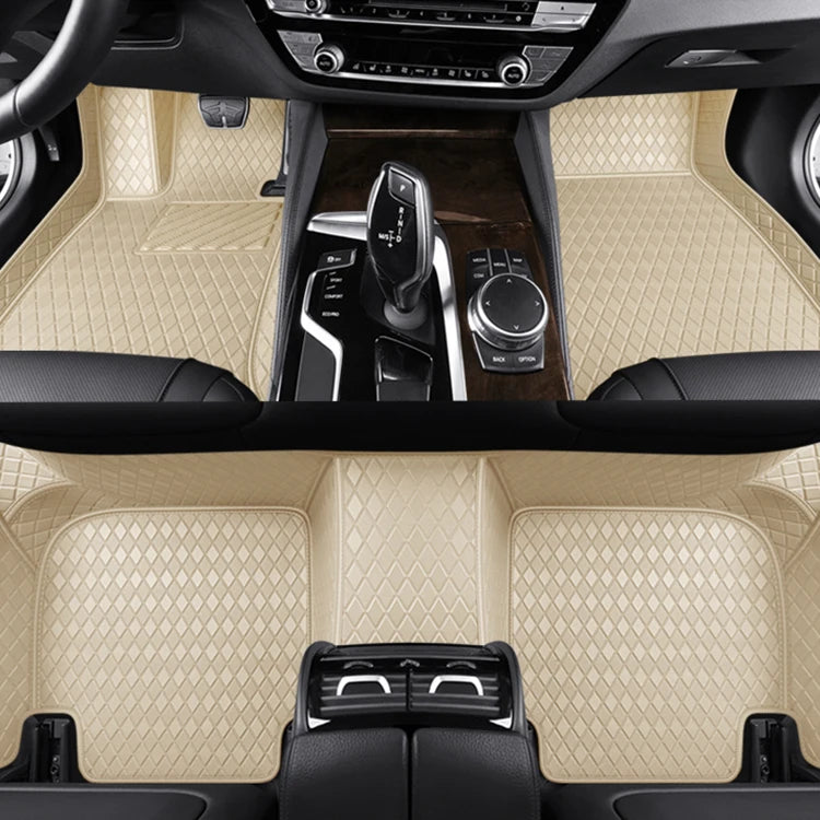 3D Fully Customized Single Layer Leather Car Floor Mat
