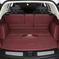 High Quality Leather Full Set Car Trunk Mat