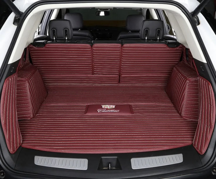 High Quality Leather Full Set Car Trunk Mat