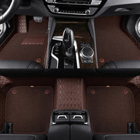 3D Custom Double Layer Leather Car Floor Mats