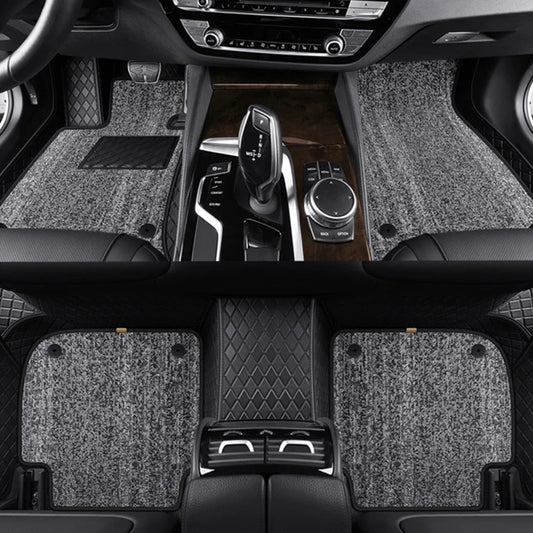 3D Custom Double Layer Leather Car Floor Mats