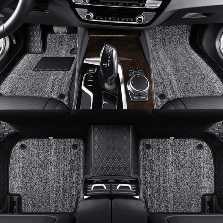 3D Custom Double Layer Leather Car Floor Mats