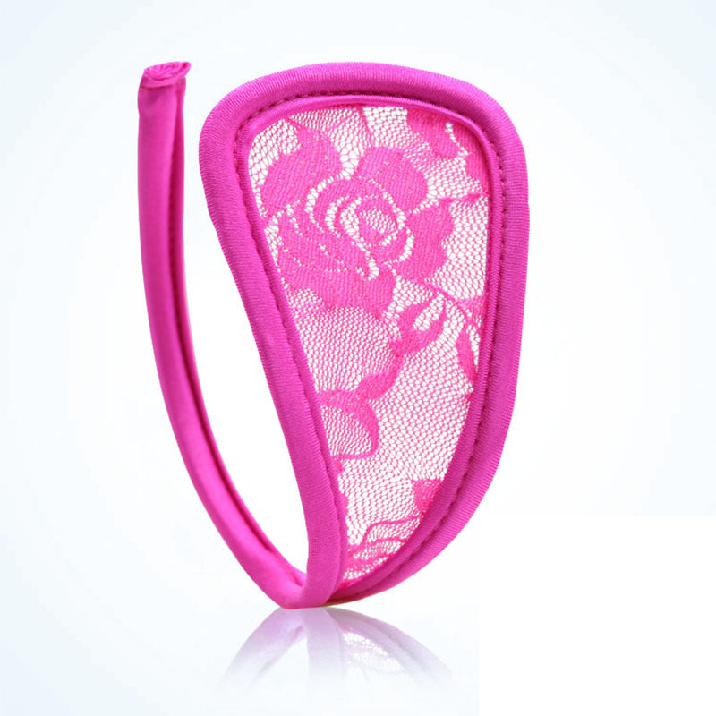 Women Sexy Invisible Underwear Lace C-String Thong Panties