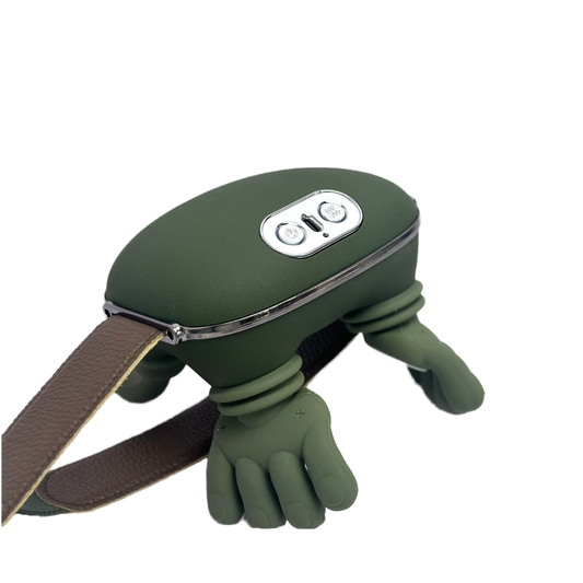 Hands-Free Deep Tissue Massage with Kneading and Infrared Physiotherapy Heat