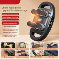 Deep Tissue 6-Head Electric Massage Gun for Full Body Muscle Massage
